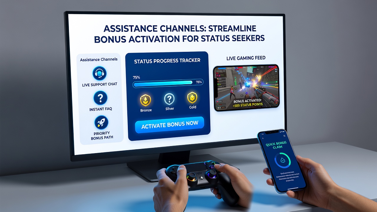 Support agent assisting a player with bonus activation on a tablet device during a live dealer game