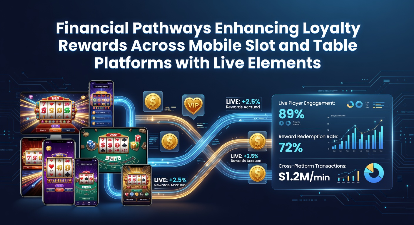 Mobile casino interface showing slots and live dealer tables with loyalty reward indicators and instant payment options