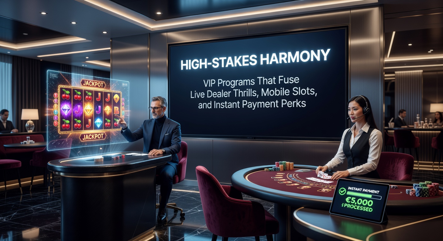 VIP players engaging with live dealer games on mobile devices, highlighting seamless integration of high-stakes features