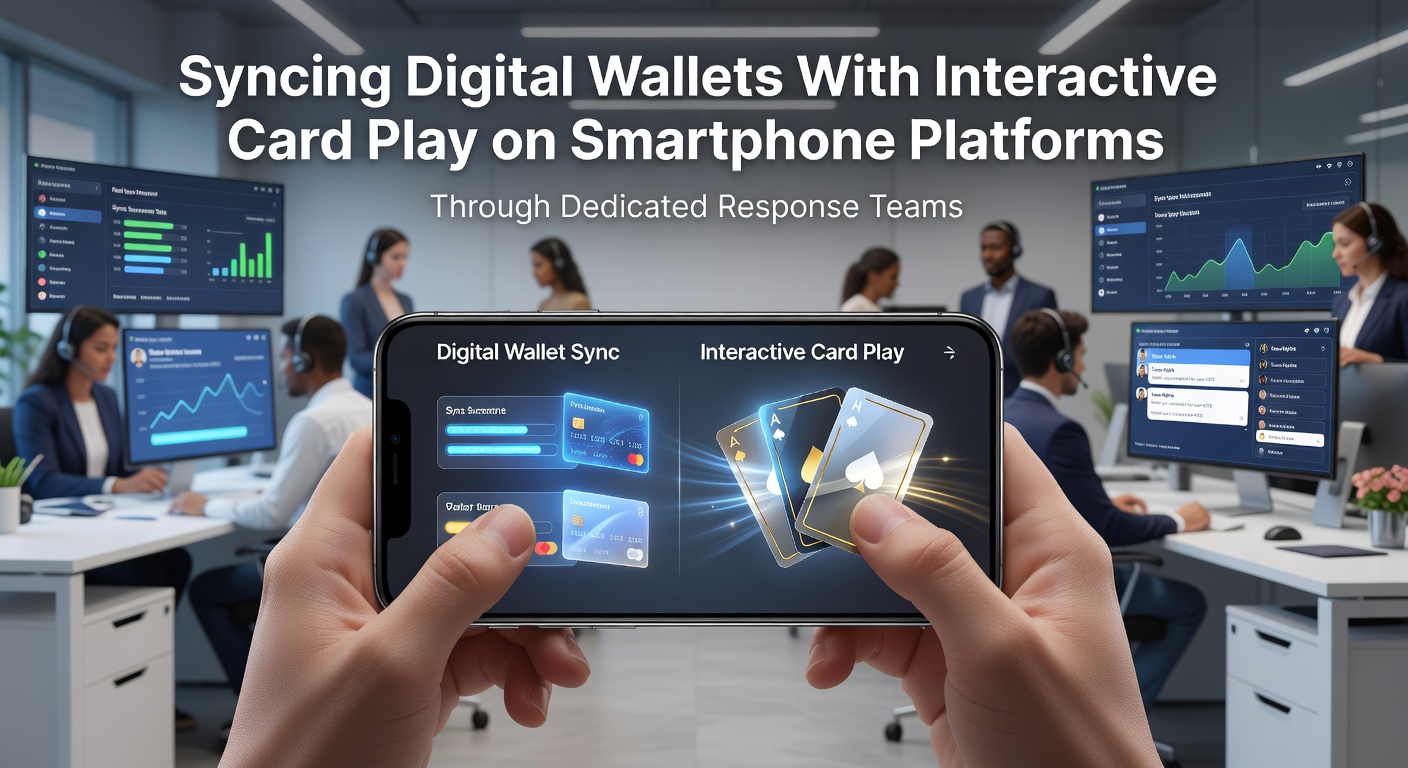 Smartphone screen displaying a digital wallet interface connected to an interactive card game session with real-time transaction indicators