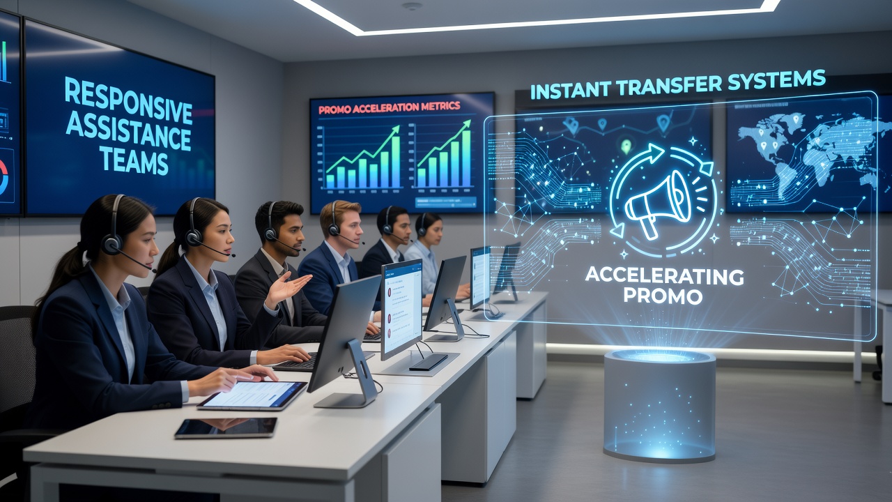 Support dashboard and transaction flow diagram for mobile game promotions