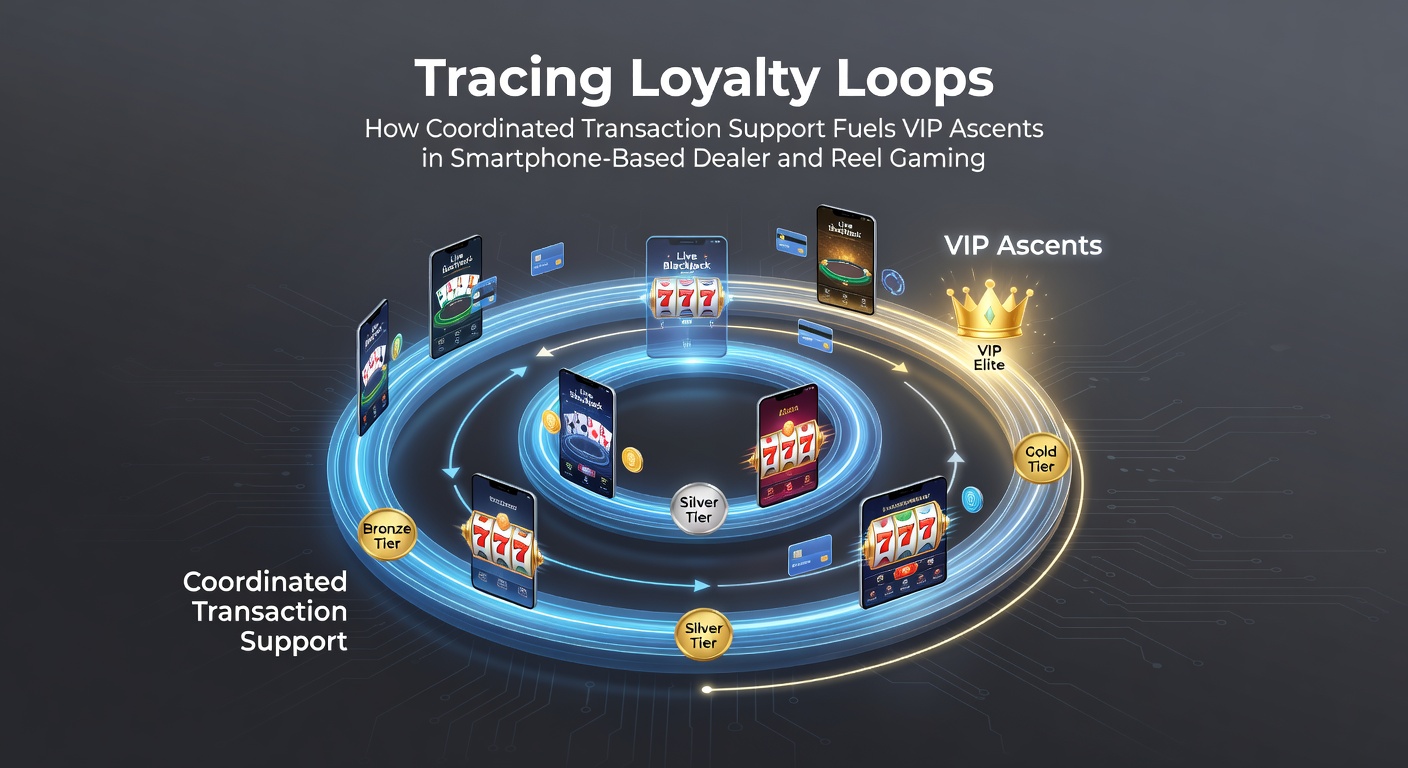 Smartphone screen displaying coordinated transaction flows between live dealer tables and reel slots with loyalty points accumulating in real time